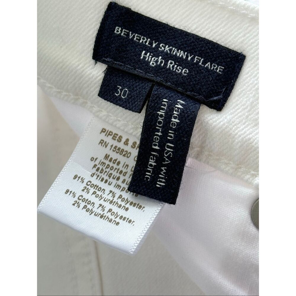 Veronica Beard Beverly High-Rise Skinny Flare Jeans Size 30 $298 NWT - Picture 9 of 9
